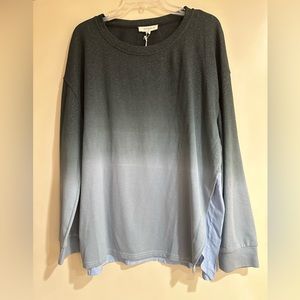 Ombré Long Sleeve Top